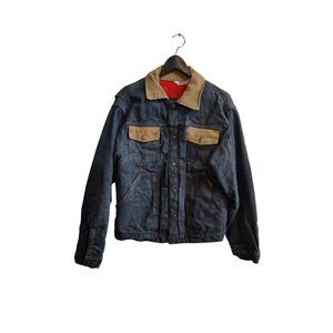 Vintage Big Smith Union Made Button Up Denim‎ Jacket Size 42